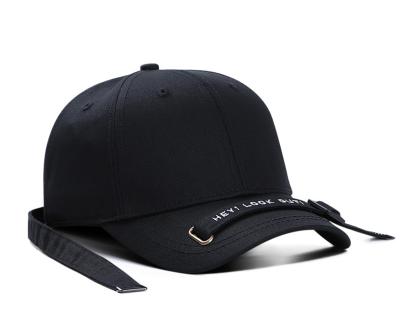 China Image the four seasons section men's and women's long ribbon breathable suns shading hard top baseball caps for sale