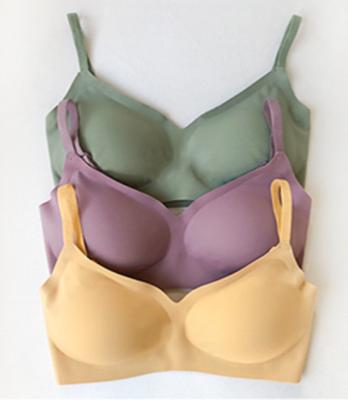 China Factory price wholesale cheap color seamless nylon bras for women for sale