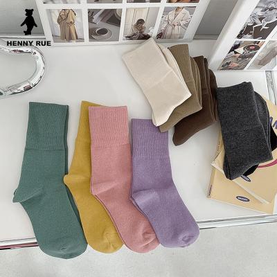 China Anti Bacterial Cotton Breathable High Quality Organic Colorful Women's Daily Comfortable Socks for sale