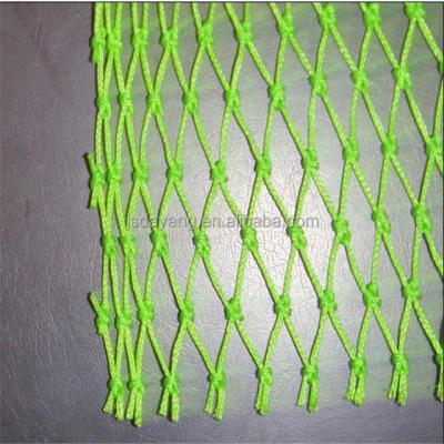 China 100% Virgin HD PE Customized Super High Strength HDPE PE Plastic Braided Fishing Net for sale