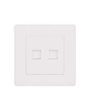 China 250V Telephone Socket 250V Phone Socket China Factory PC Plate Telephone And Net Socket For Home Decor / Wall Switch for sale