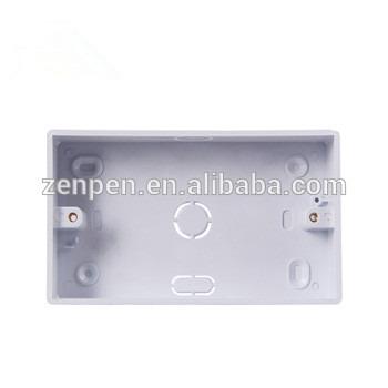 China Zhengpeng Electrical Factory Wholesale 86*172MM Standard BS China Wire Box 3*6 Wire Box White PVC Boxes 3*6 Wire Box Switch&socket OEM for sale