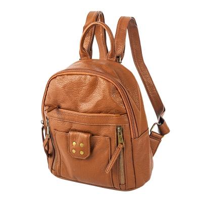 China Waterproof China Customized Fashion Cute Small Women's Casual Mini Backpack PU Leather Ladies Waterproof Back Pack for sale