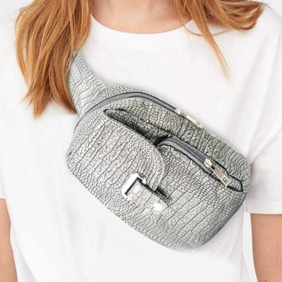 China Waterproof Eco-friendly and skin-friendly 2023 Hot Sell Silver Travel Ladies Mini Chest Purse Sling Shoulder Crossbody Bag For Women for sale