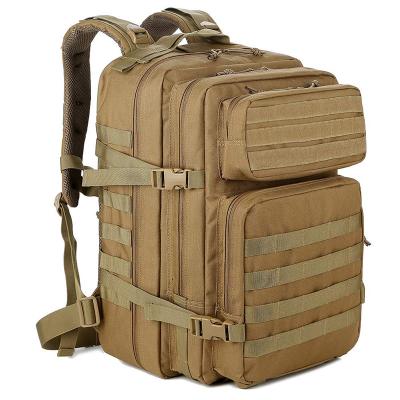 China Anti-Theft Wholesale 45L MOLLE Tactical Backpack Outdoor Waterproof Hiking Survival Bag for sale