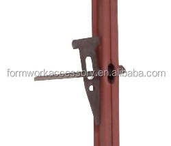 China steel-plywood formwork wedge pin wedge bolt flat tie 98mm for sale