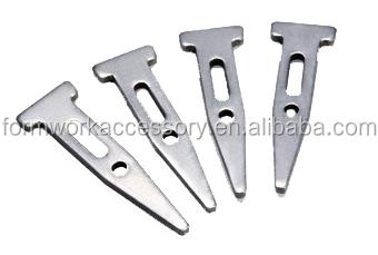 China concrete plywood form tie steel flat wedge pin flat tie 6