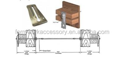 China Consturction Construction Formwork Accessories Formwork Snap Link Concrete Construction Wedge for sale