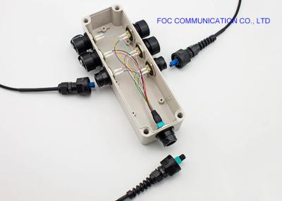 중국 IP67는 ODVA/MPO-ODVA/DLC OM3를 위한 광섬유 종료 상자 50N 장력 강도를 방수 처리합니다 판매용