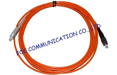 China Multi Mode LSZH Jacket Fiber Optic Ethernet Cable  SC-FC Connector for sale