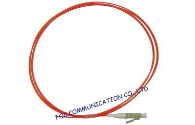 China Tight Buffered 900um LC Pigtail Multimode , Optical Pigtail For Ethernet Systems for sale