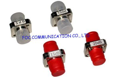 China Custom Female to Female fiber optic attenuator with Plastic or metal housing for sale