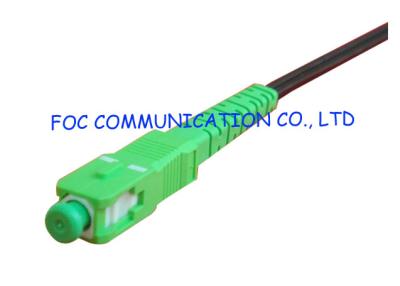 China FTTH Fiber Optic Pigtail  SC/ APC with FTTH Indoor Cable High Stability for sale