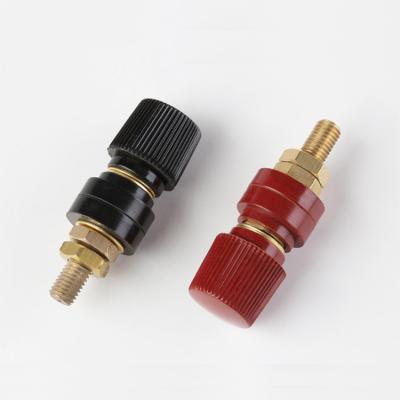 China Copper 100 Amp M8 Insulation Brass/Flame Retardant Plastic & Bolt-Style Copper Terminal for sale