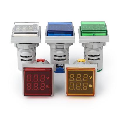 China Digital LED Panel Meter Ammeter Thermometer AD101-22VHZS Red, Yellow, Blue, Green and White for sale