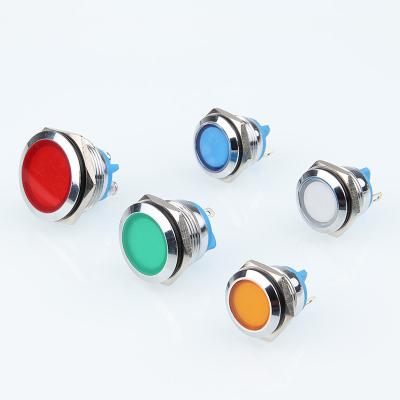 China 16mm IP67 Waterproof With LED Light Screw Pin Metal Indicator CL16P-P1 for sale