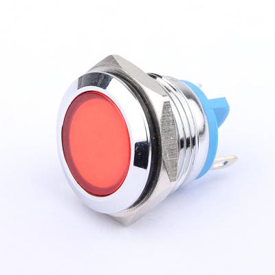 China Waterproof LED Metal Indicator 19mm with Solder Pin 12V24V36V220V CL16P-P1 Red for sale