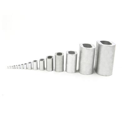 China Best Selling High Quality Durable 8 Shape Aluminum Ferrule Aluminum Bushing For Wire Rope for sale