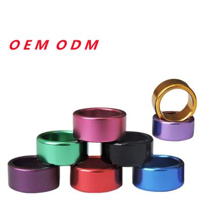 China Viable diameter 8mm inner aluminum bird pigeon leg rings for pigeons, 9mm ksa racing rfid pigeon foot ring 2021 homing with name for sale