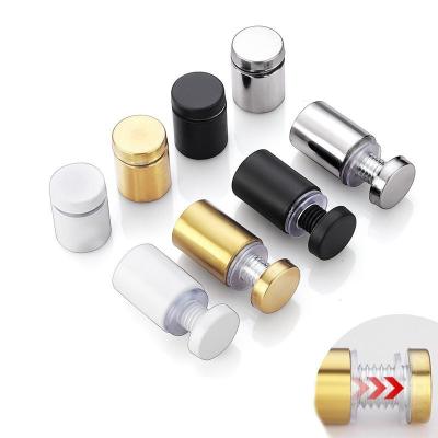 China Fasten Stainless Steel Wood Decorative Advertising Nails Decorative Wall Bolt Fasteners Screws Glass Screw for sale