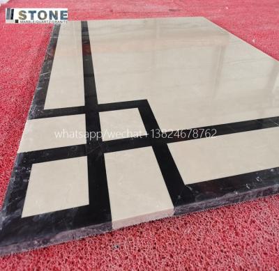 China Customized Modern Marble Flooring Tile Marble Mosaic for sale