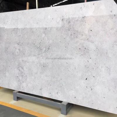 China Modern Gray Marble Tiles Material Foshan Luxurious Blue Dark Marble Slab Stone Wholesale Price Onyx And Granite Good for sale