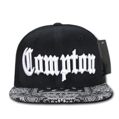 China Custom 6 Panel 3d Letter Embroidery COMMON Flatbill Snapback Hat , 100% Acrylic Material Snapback Caps Low Moq Plain Snapback Gorras for sale