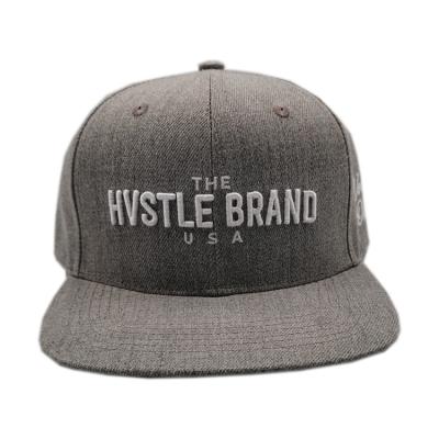 China JOINT New Design Flat Brim Baseball Cap , Custom 3D Embroidered Logo Snapback Hat for sale