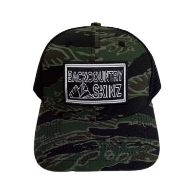 China breathable & Wholesale Designer Waterproof Mens 6 Panel Woven Mesh Camouflage Camo Trucker Hats Patch Covers With Custom Logo for sale