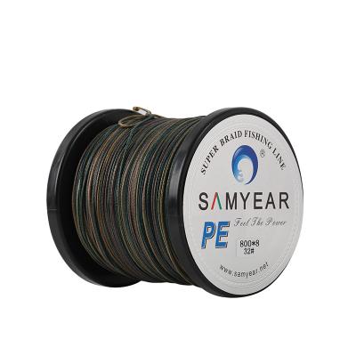 China Abrasion Resistance Fishing Line 150m Long Single Color Fishing Line 9 Strans Braided Fishing Line for sale