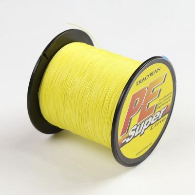 China Factory Wholesale Abrasion Resistance Lure Fishing Tackle 4 Strands Braided Fishing Line for sale