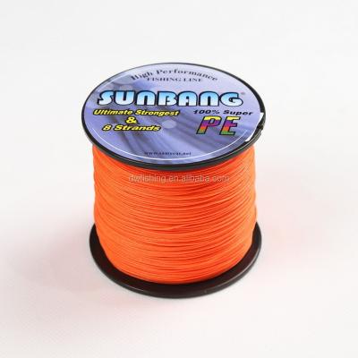 China UNMWPE 10LB-100LB 6 Strength Lure High Tensile Strong Fishing Line Strands Braided Fishing Line for sale