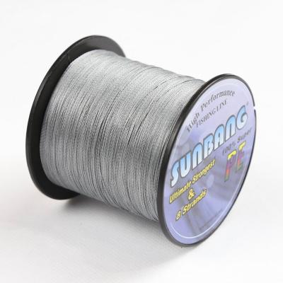 China High Strength 100% UHWMPE Multifilament PE Fishing Line 9 Strands Braided Fishing Line for sale