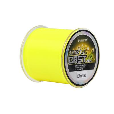 China Dongyang Factory High Tensile Factory Super Strong Strength Nylon Fishing Line Colorful for sale