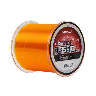 China Strong Strength SAMYEAR OEM Accept Orange 100M Fishing Tackle Nylon Fishing Line for sale