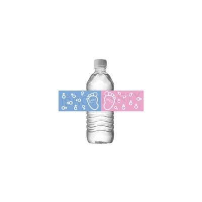 China Disposable It's A Girl It's A Boy Water Bottle Label Tote Stickers Gender Reveal Party Decoration Kids Favors Baby Shower Supplies for sale