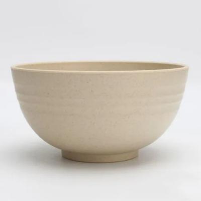 China New Product Sustainable High Quality Wheat Straw Fiber Bowl Biodegradable Bowl For Adult And Children for sale