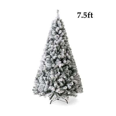 China Wholesale Premium 7.5Ft Artificial Christmas Tree Fire Retardant and Eco-Friendly Snowy for sale