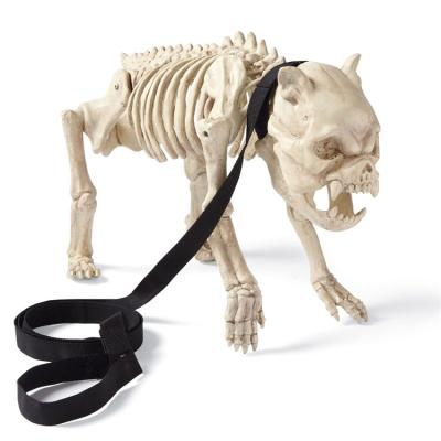 China Festival Halloween High Quality Plastic Artificial Dog Skeleton for sale