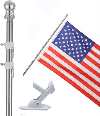 China 6 Ft Hanging Flag Pole Kit For Country Flag The House Garden Yard for sale