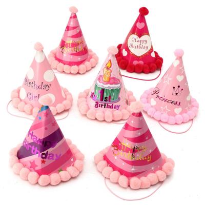 China Handmade Hot Sale Custom Design Pet Party Dog Birthday Hat for sale