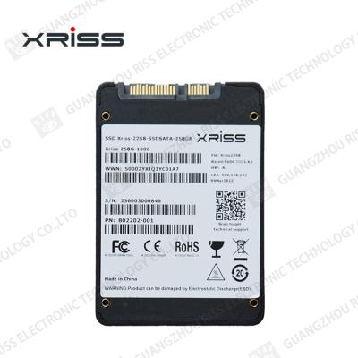 China Wholesale Price 2.5 Solid State Drive XRISS 256 Gigabyte SATA 3.0 Inch 256 Internal SSD For Laptop PC for sale