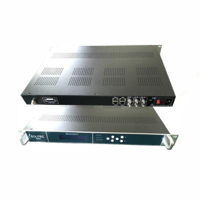 中国 GreenGo 	Digital CATV Modulator 32 In 1 IP QAM  Out RF ISBT-T CATV Headend System 販売のため