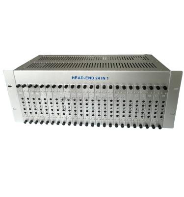 中国 GG-24M Fixed Channel CATV RF Modulator 24 In1CATV Headend  45-860Mhz 105-115 dB 販売のため