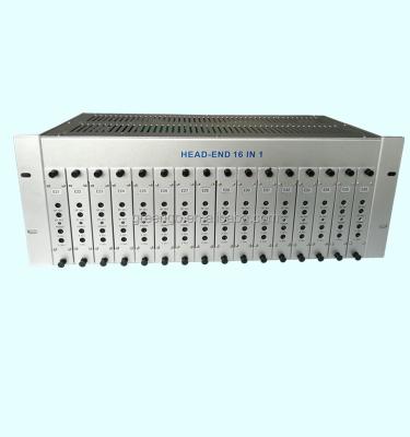 China GG-16M Fixed channel CATV headend RF modulator 16 channels 16 in 1 modulator for sale