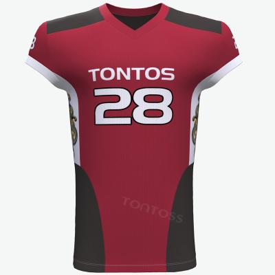 China Breathable Customized Sublimation Rugby Wear Shirt And Shorts American Football Jerseys Uniforms for sale