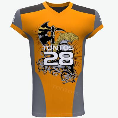 China Cheap Custom Sublimation Breathable Youth Fitted Rugby Tank Tops American Football Sports Outdoor Breathable Quick Dry Wear for sale