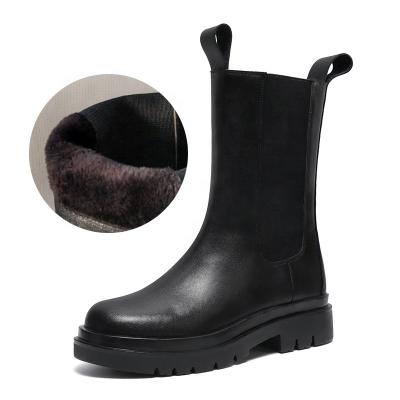 China Wholesale Designer 2020 Hot Sales Breathable Winter Women's Chunky Heel Platform Boots Luxury Brand Boots for sale