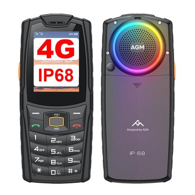 China Dual SIM Card New AGM M6 4G 2.4 Inch 2500mAh Battery IP68 Waterproof Rugged Push Button Mobile Phone for sale