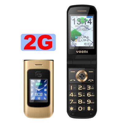 China Dual Dual SIM Big Screen Flip Feature SIM Card Wholesale Cheap GSM Button Mobile Phone For Seniors for sale